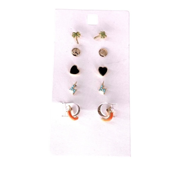 Beeline Women's 5 Pieces  Stud Earrings Set - Picture 2 of 4